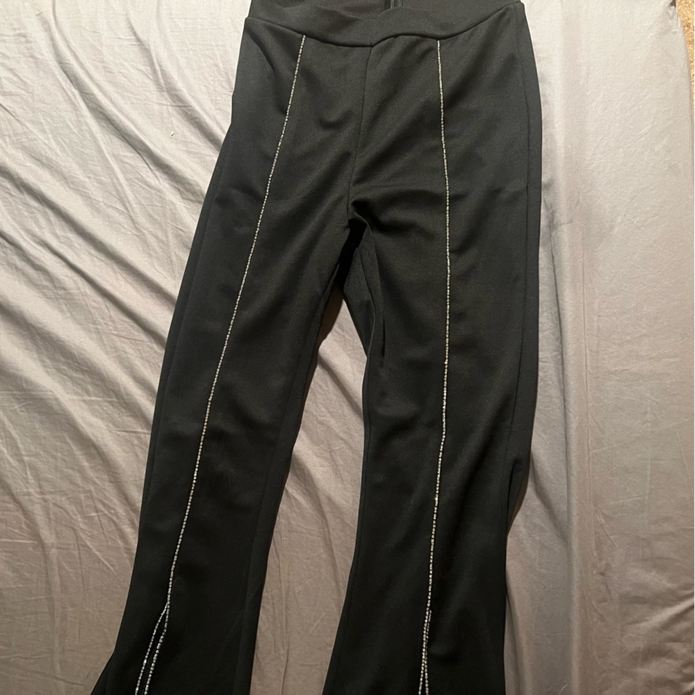 Shein Rhinestone Detail Pants
